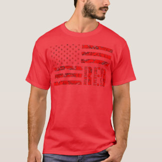 Wear Red On Fridays Military Veteran Support Our T T-Shirt