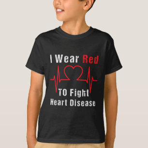 Wear Red To Fight Heart Disease Awareness Gift For T-Shirt