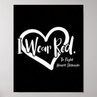 Wear Red To Fight Heart Disease National Red Day T