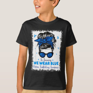 Wear Shirt January Blue Human Trafficking Awarenes