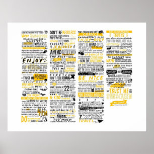 Wear Sunscreen Poster