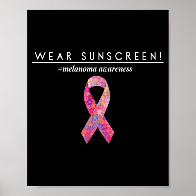 Wear Sunscreen Poster (Front)