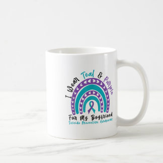 Wear Teal & Purple For Boyfriend Suicide Preve Coffee Mug