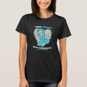 Wear Turquoise Granddaughter Addiction Recovery Aw T-Shirt