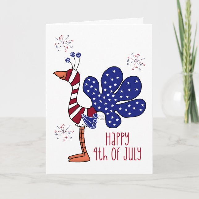 Wear Your Colours with Pride 4th of July Card (Front)