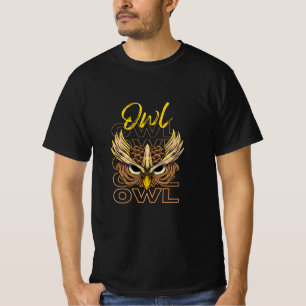 Wear your favourite wild animal, OWL T-Shirt