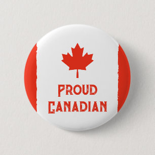 Wear Your Pride: Classic Canada Flag 2 Inch Round Button