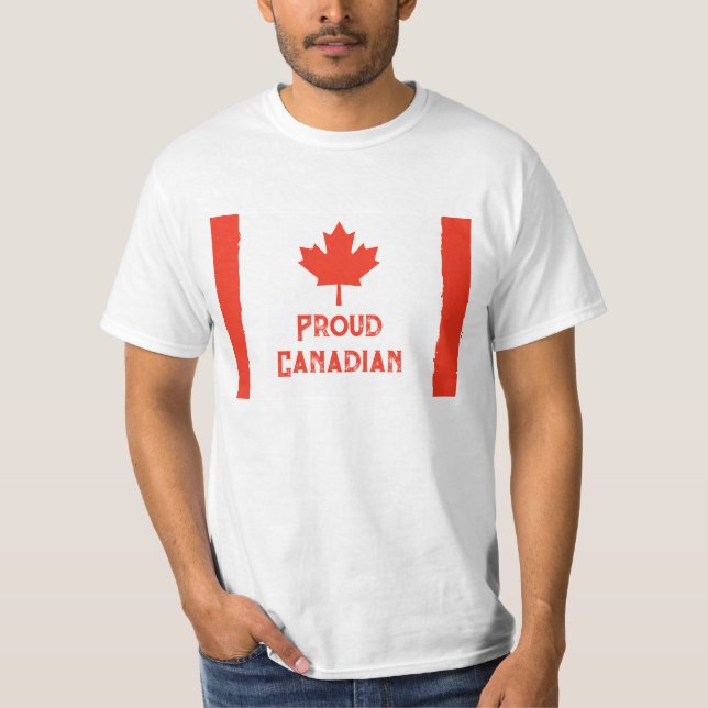 Wear Your Pride: Classic Canada Flag  T-Shirt (Front)