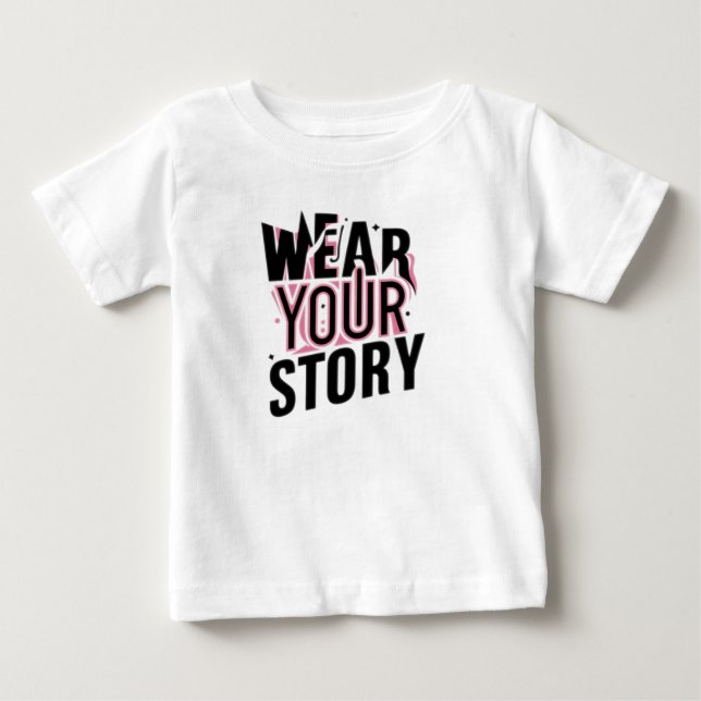 Wear Your Story: Unique Customizable T-Shirts (Front)