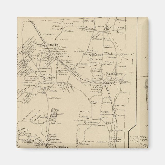 Weare, Hillsborough Co Magnet (Front)