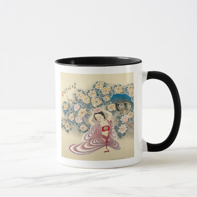 Wearing A Flower in the Head Mug (Right)