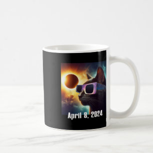 Wearing Solar Glasses Eclipse Colourful Pop Cultur Coffee Mug
