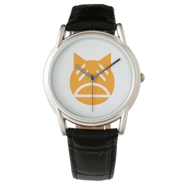 Weary Emoji Cat Watch (Front)