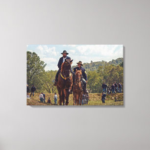 Weary Union Soldiers Canvas Print