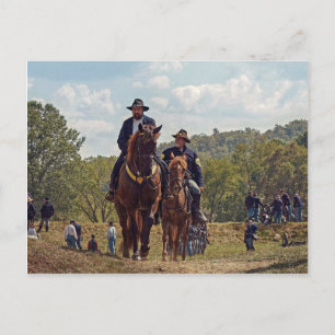 Weary Union Soldiers Postcard