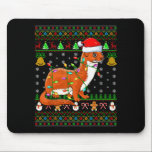 Weasel Christmas Lights Funny Santa Ugly Sweaters  Mouse Pad<br><div class="desc">Weasel Christmas Lights Funny Santa Ugly Sweaters Xmas</div>