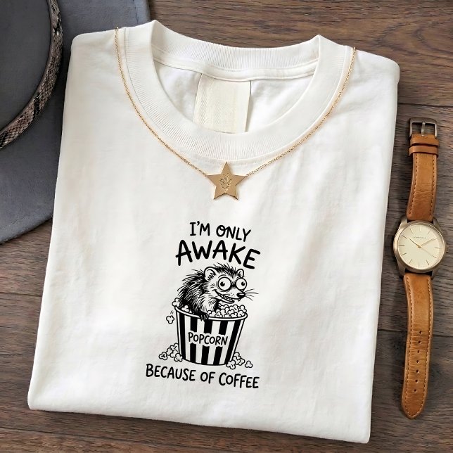 Weasel Coffee Fun Graphic Tee (Creator Uploaded)