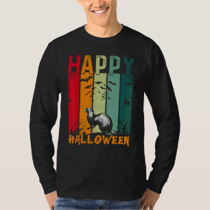 Weasel   Girls Boys Retro Style Halloween Dinner P T-Shirt