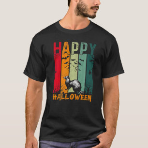 Weasel  Girls Boys Retro Style Halloween Dinner Pa T-Shirt