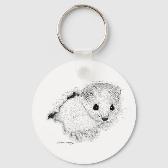 Weasel Keychain (Front)