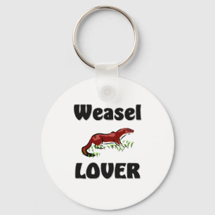 Weasel Lover Keychain