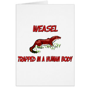 Weasel trapped in a human body