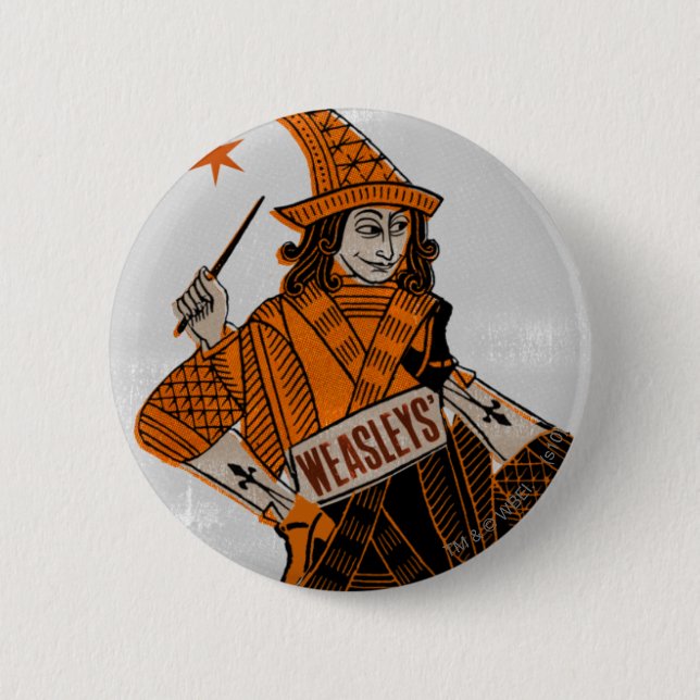 Weasleys' Card Back 2 Inch Round Button (Front)