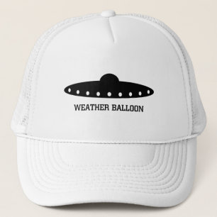 Weather Balloon UFO Trucker Hat
