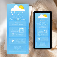 Weather Forecast App Neutral Baby Shower