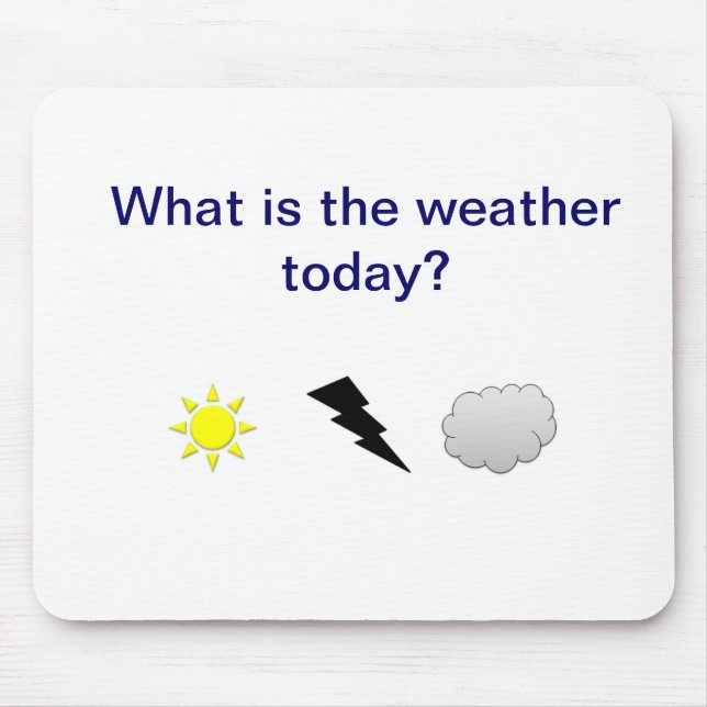 Weather Mouse Pad (Front)