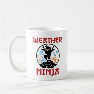 Weather Ninja Meteorologist Meteorology Weatherman Coffee Mug