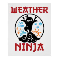 Weather Ninja Meteorologist Meteorology Weatherman