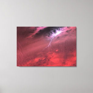 Weather On A Brown Dwarf Star. Canvas Print