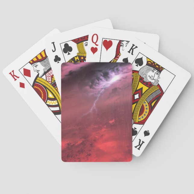 Weather On A Brown Dwarf Star. Playing Cards (Back)