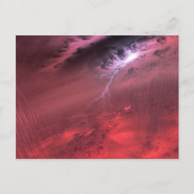 Weather On A Brown Dwarf Star. Postcard (Front)