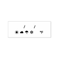 Weather, Temperature & Date - Fahrenheit