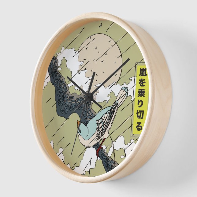 Weather The Storm Clock (Angle)