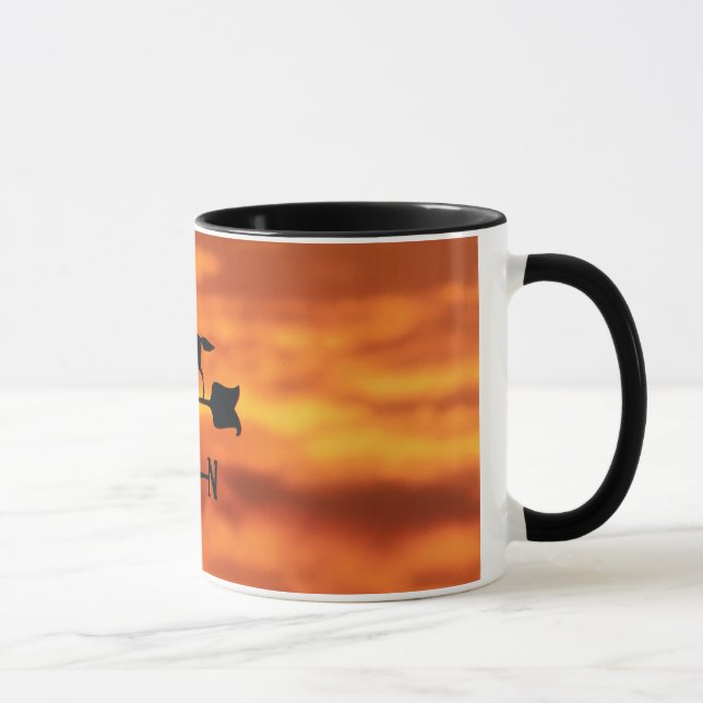Weather Vane at Sunset Mug (Right)