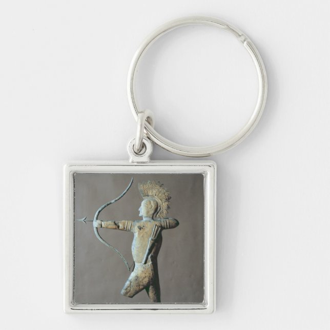 Weather vane in the form of an American Indian Keychain (Front)