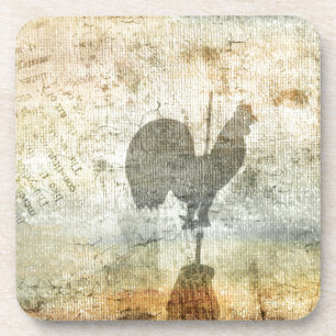 Weather Vane Rooster Coaster