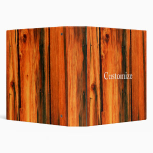 weathered barnboard binder