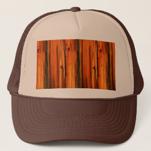 weathered barnwood trucker hat