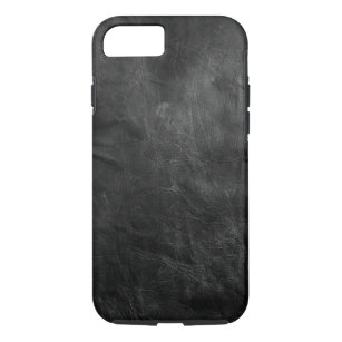 weathered black leather Case-Mate iPhone case