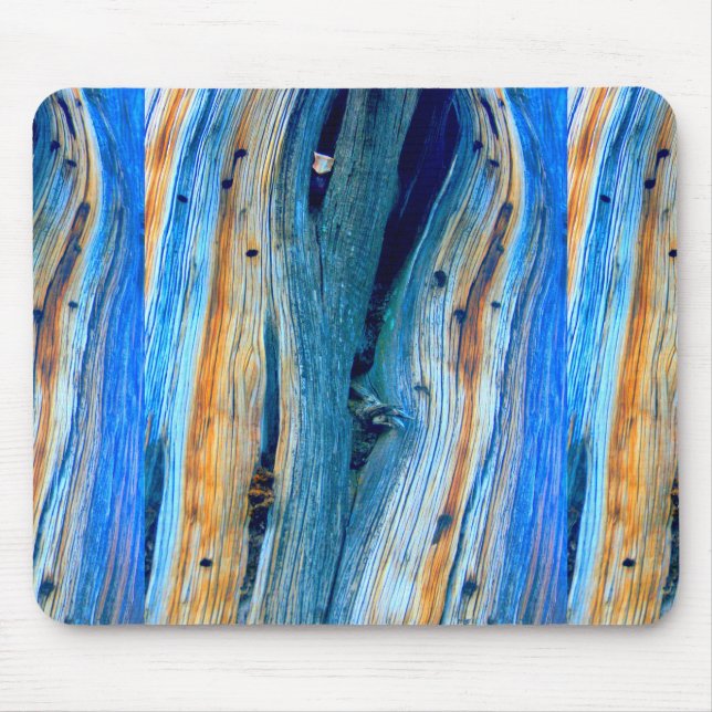 weathered blue barn boards mouse pad (Front)