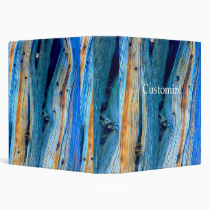 weathered blue barnboard binder