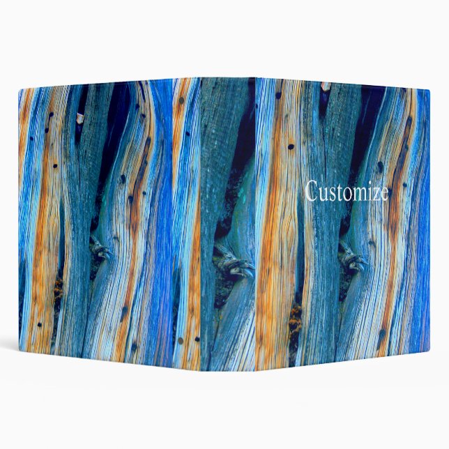 weathered blue barnboard binder (Background)