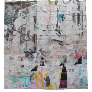 Weathered Brick: Urban Poster Wall.