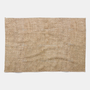 Weathered Burlap Kitchen Towel