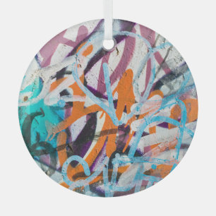 Weathered concrete wall, grungy texture. glass ornament