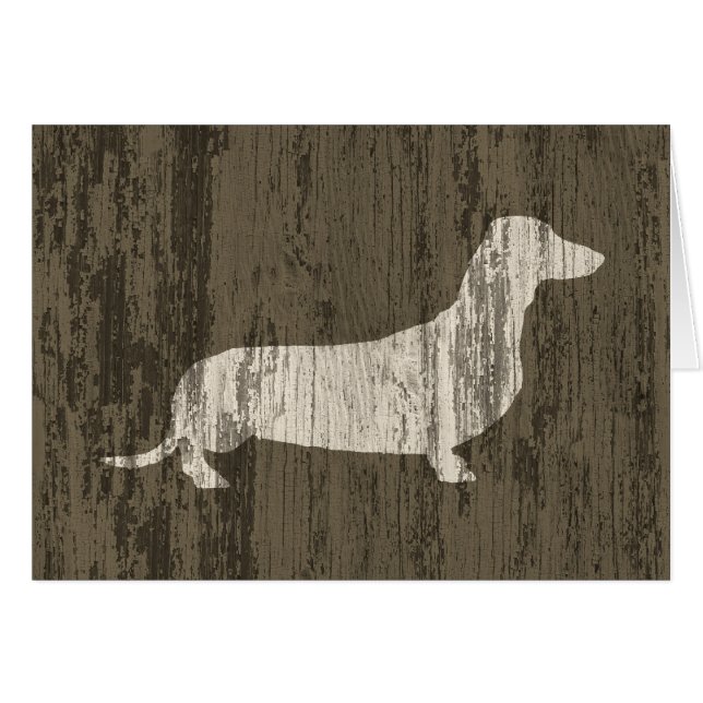 Weathered Dachshund (Front Horizontal)